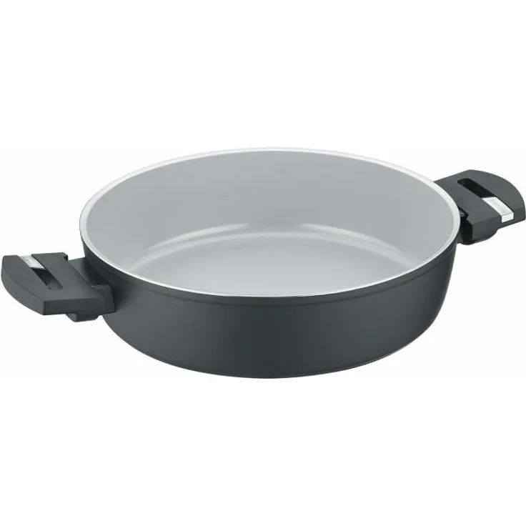 Berndes b. perfect Servierpfanne, Pfanne, Induktionsgeeignet, Aluminium geschmiedet, Schwarz, Ø 28 cm, 0002570228