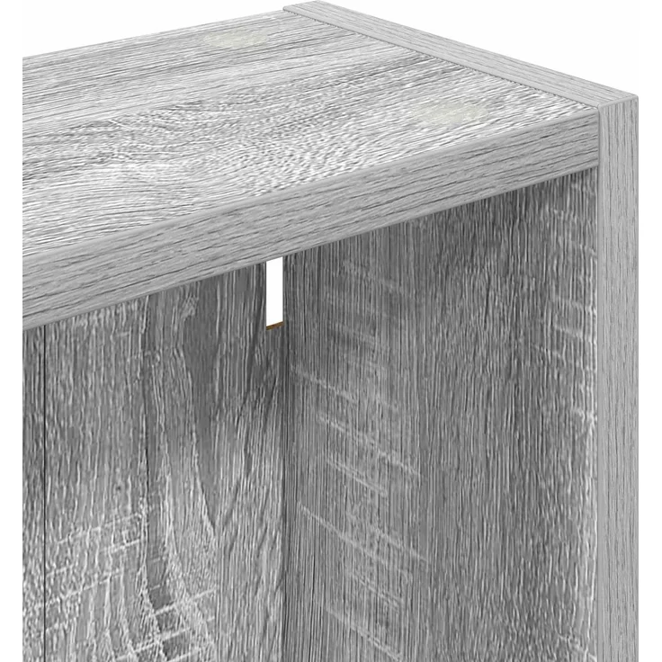 vidaXL Badezimmer-Wandschrank mit Regal Graues Sonoma 30 x 14 x 70 cm 889332 – Bild 7