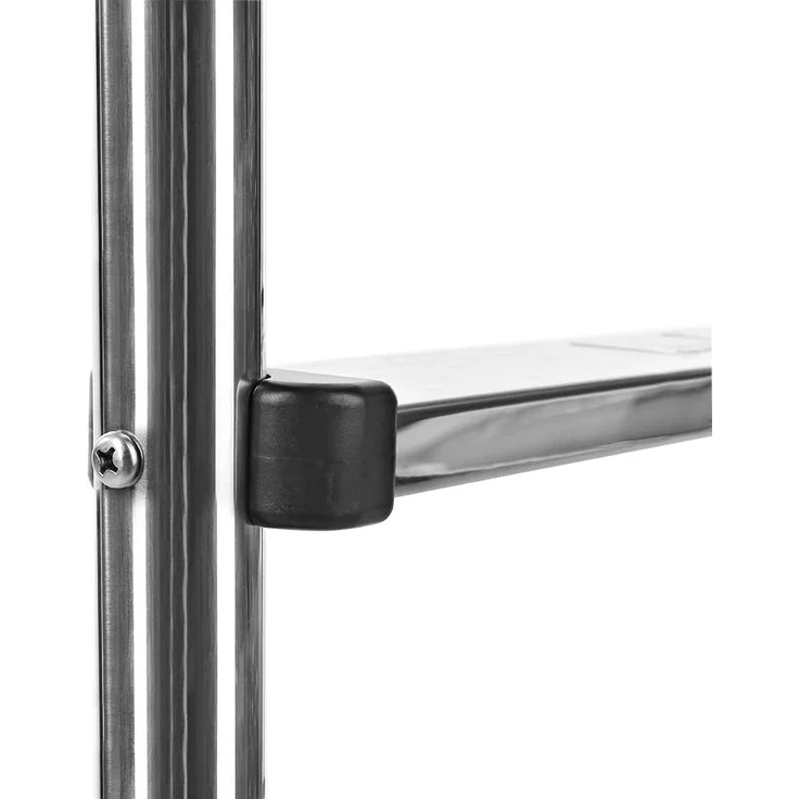 Pool Leiter, 5 stufig, Edelstahl Silber, 206,5 x 55 x 35,5 cm – Bild 5