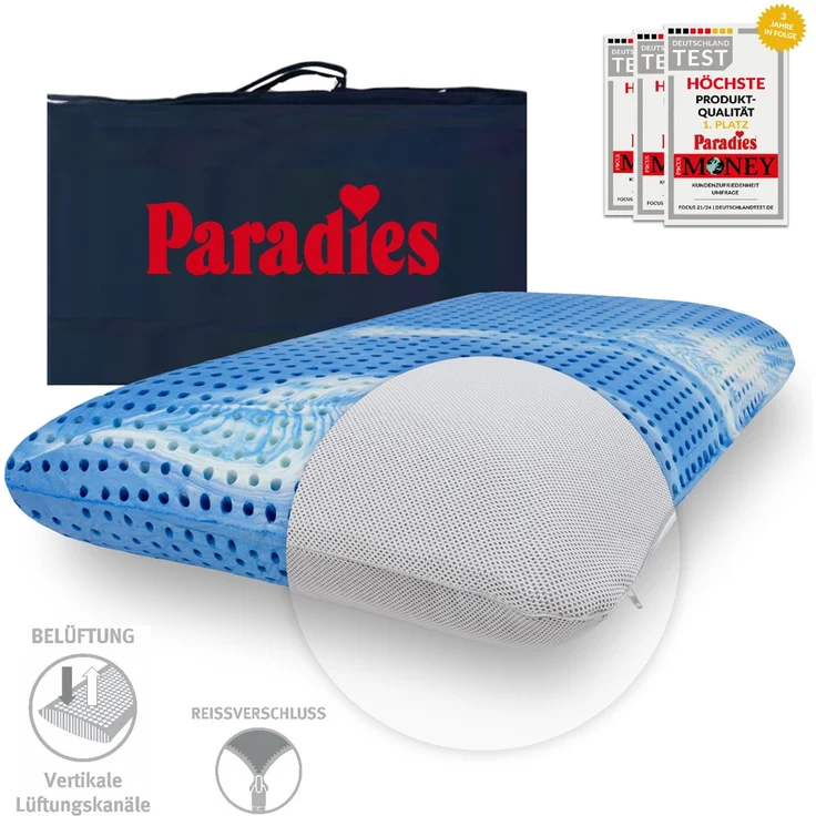 Paradies Nackenstützkissen reVita soft druckentlastend Gelschaum – Bild 2