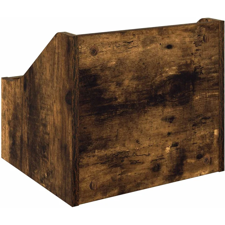 vidaXL LP Plattenbox 2 stk. Räuchereiche 37 x 33 x 32 cm Holzwerkstoff 8012771 – Bild 7