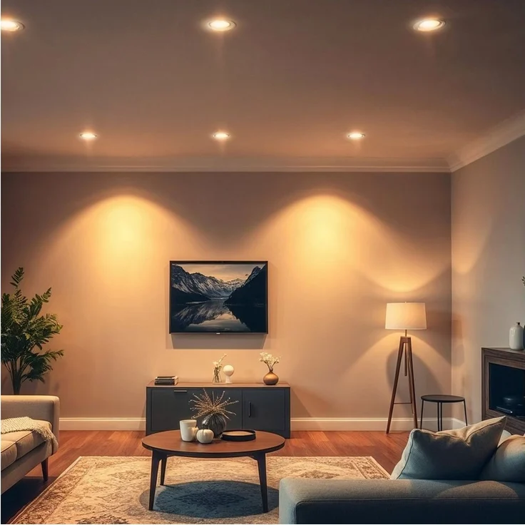 linovum LED Außen-Deckenleuchte CERBUS Einbauspot Bad IP65 einstellbare Lichtfarben warm neutral kalt, Neutralweiß, Warmweiß, Tageslichtweiß – Bild 2