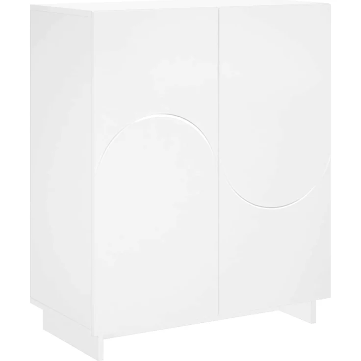 vidaXL Schuhschrank 73 x 38 x 87,5 cm Holzwerkstoff Weiß 8011648 – Bild 2