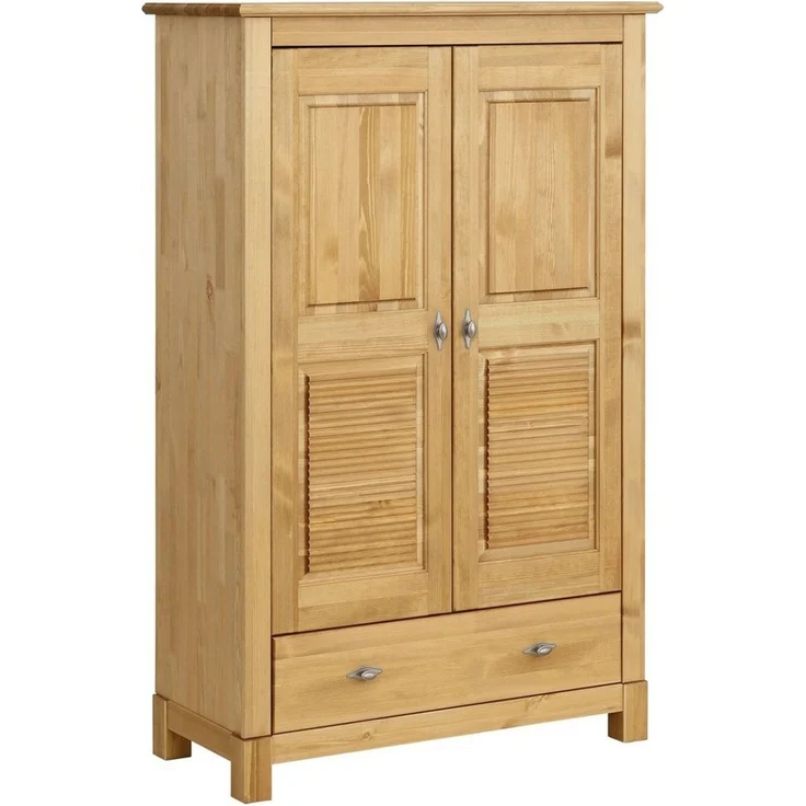 Home affaire Wäscheschrank Rauna aus massiver Kiefer, 2-türig, 96cm breit – Bild 5