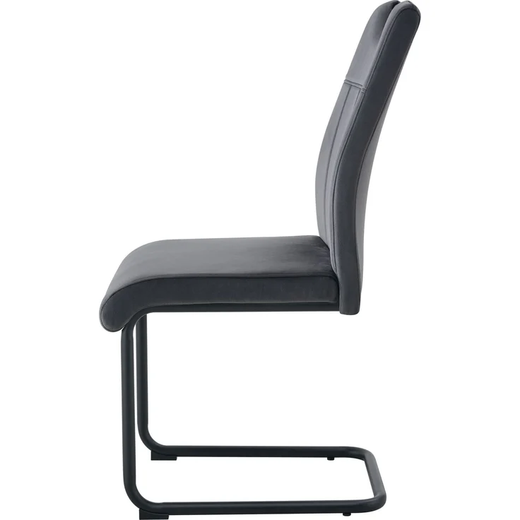 Schwinger-Stuhl 2er Set Lyon Stühle in Anthrazit - gemütliches Design - B/H/T: 43x98x61 cm – Bild 6
