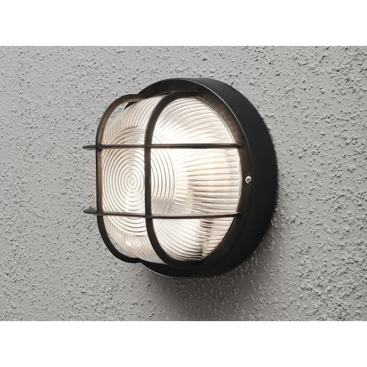 KONSTSMIDE 7651-750 Wand-und Deckenleuchte Mantova schwarz E27