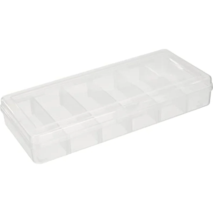 Aufbewahrungsbox f. Rocaillesdöschen, 26,7x12,2x4,7cm, f. ca. 36. .. – Bild 1