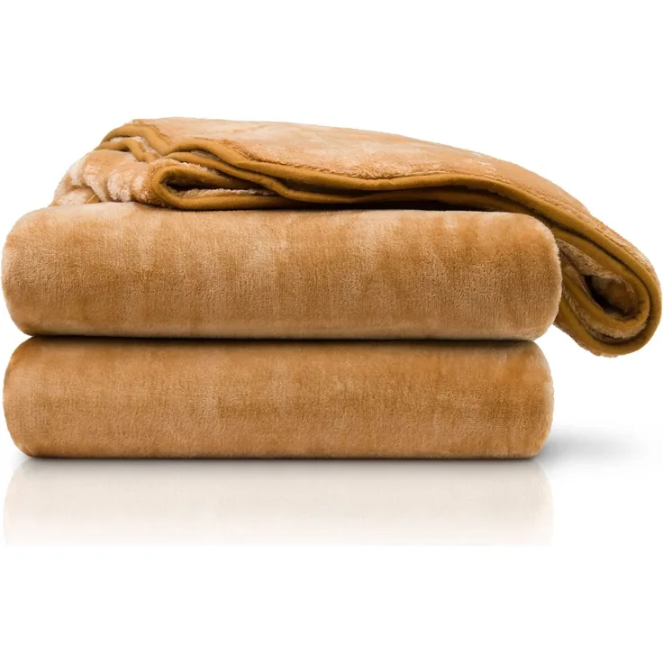 Amago - Kuscheldecke, Cashmere-Feeling, 130x170 cm - Sand