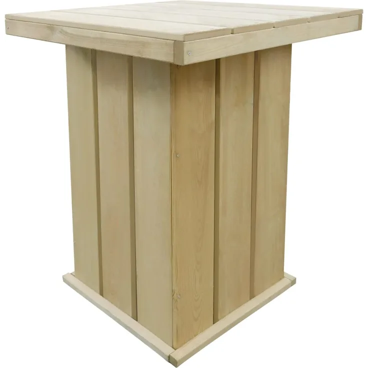 vidaXL Bartisch 75x75x110 cm Kiefernholz Imprägniert 44910