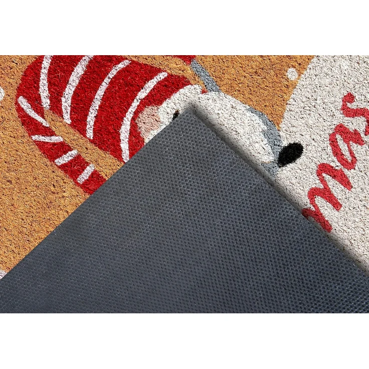 HANSE Home Fußmatte Kokos Gnomes Merry Christmas, Türmatte, rechteckig, Höhe: 15 mm, Schmutzfangmatte, Rutschfest, Outdoor, Weihnachten, Kokosmatte, Zwerg – Bild 7
