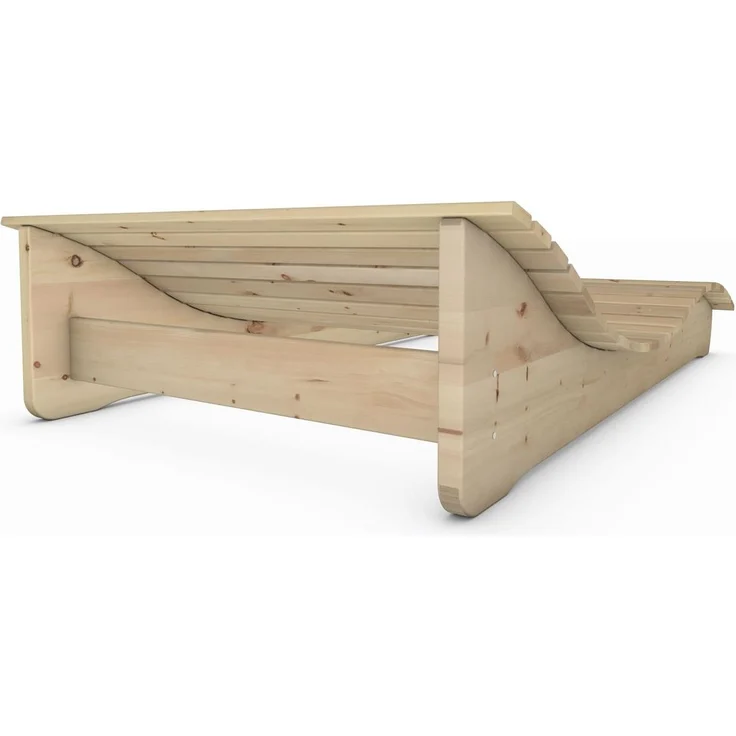 Gartenliege "Relax-Gertl" (Zirbe) 1-teilig Liegebreite 120 cm Himmelsliege – Bild 4