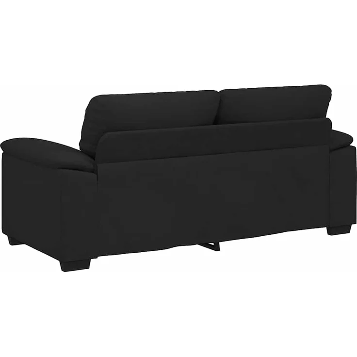 vidaXL 2-Sitzer-Sofa Schwarz 180x81x84 cm Stoff 4105309 – Bild 5