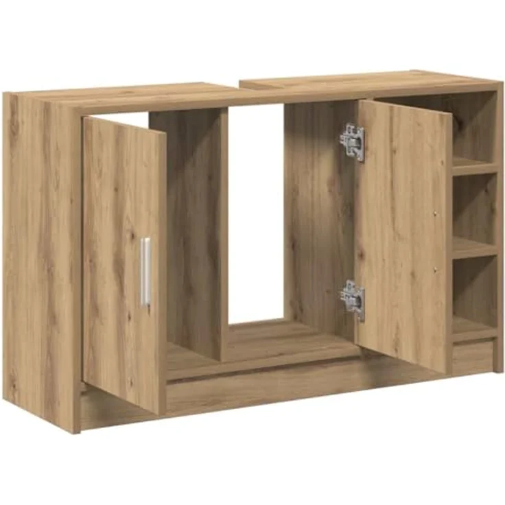 vidaXL Badezimmerschrank Artisan-Eiche 90 x 29 x 55 cm Holzwerkstoff 869210 – Bild 10