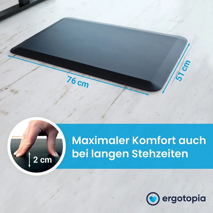 Ergonomische Anti-Ermüdungsmatte für Steharbeitsplätze – Bild 4