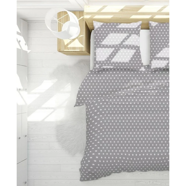 Amilian Bettwäsche Set 135x200 cm + 80x80 cm - 2-teilig, 100 % Baumwolle, 2 teilig, mit Hotelverschluss - für Erwachsene und Jugendliche – Bild 3
