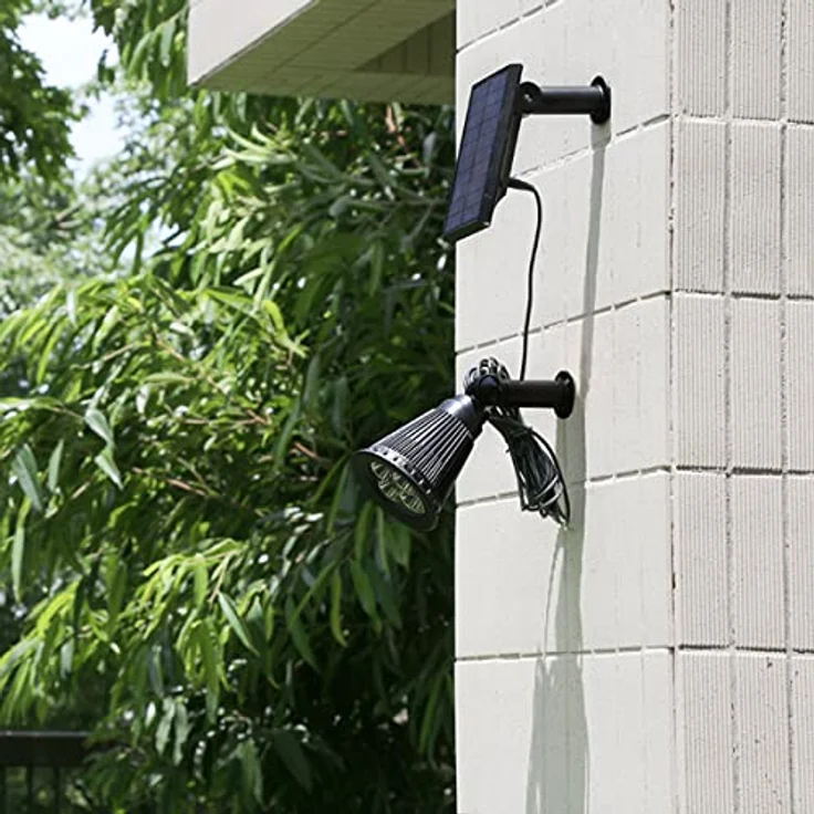 Lumisky H42cm SPIKY AWAY W34, 2er Set LED-Solarstrahler mit kaltweißer Beleuchtung, IP44 spritzwassergeschützt, bis zu 12 Stunden Laufzeit – Bild 3