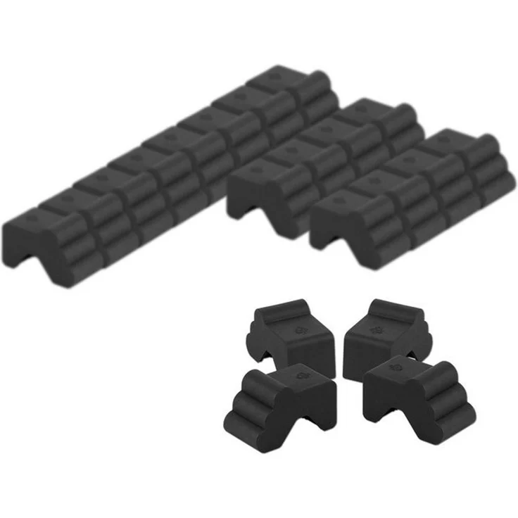BigDean Blumentopfuntersetzer 20x Blumentopf Füßchen Anthrazit Pflanzkübel Untersetzer extra stabi, Zubehör für Pflanztöpfe, Set, 20-tlg, Robuste, Standhafte, Füßchen für Blumentöpfe, Kübel und mehr – Bild 4