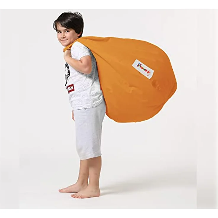 WELL HOME MOBILIARIO & DECORACIÓN Outdoor Sitzsack für Kinder, Orange – Bild 7