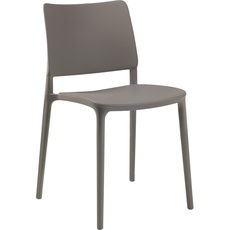 Papatya Joy-S Stuhl grau-braun