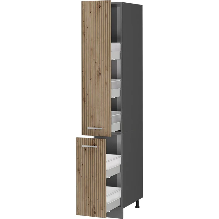 Apothekerschrank R-Line Artisan-Eiche 30 cm Vicco – Bild 4