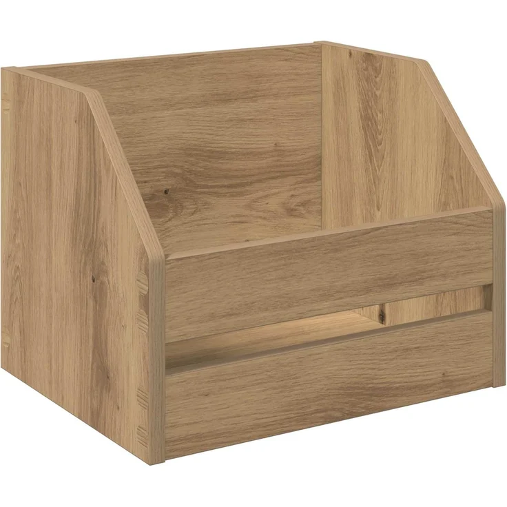 vidaXL Vinyl Album Box Artisan-Eiche 38 x 30 x 29 cm Holzwerkstoff 8012824 – Bild 2
