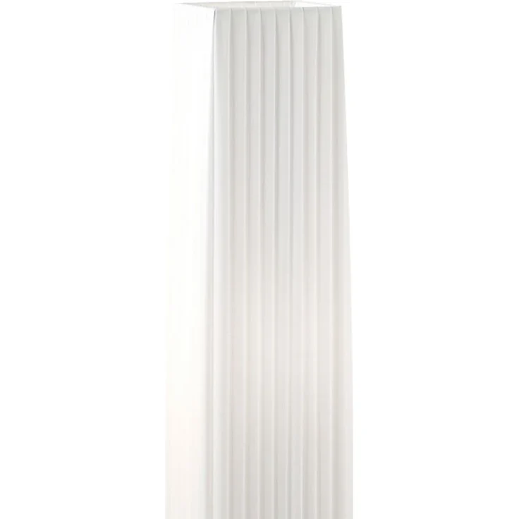 Standleuchte, Chrom, Textil weiß, 2 Flammig, H 119 cm – Bild 7