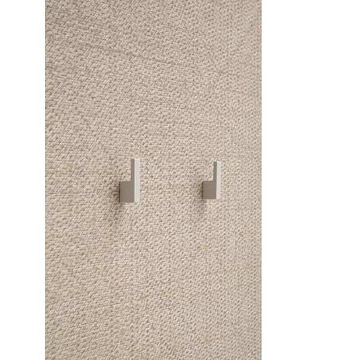 MID.YOU Garderobenpaneel, Beige, Holzwerkstoff, 50x110.6x20.9 cm, mit Hutablage, Kleiderstange und Aufhängemöglichkeiten – Bild 3