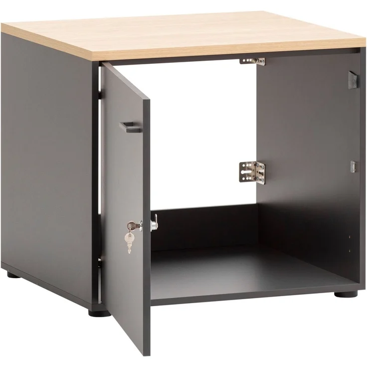 Schildmeyer Mehrzweckschrank abschließbar Solea 158875, anthrazit, 67,1 x 60 x 60 cm – Bild 3