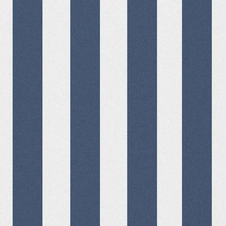 vidaXL Gartenkissen 2 Stk. Streifenmuster 60 x 40 cm Marineblau 132308 – Bild 5