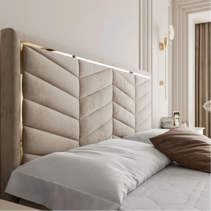 Lookway Boxspringbett AURORA mit Bettkasten und Topper (Bett mit topper) – Bild 2