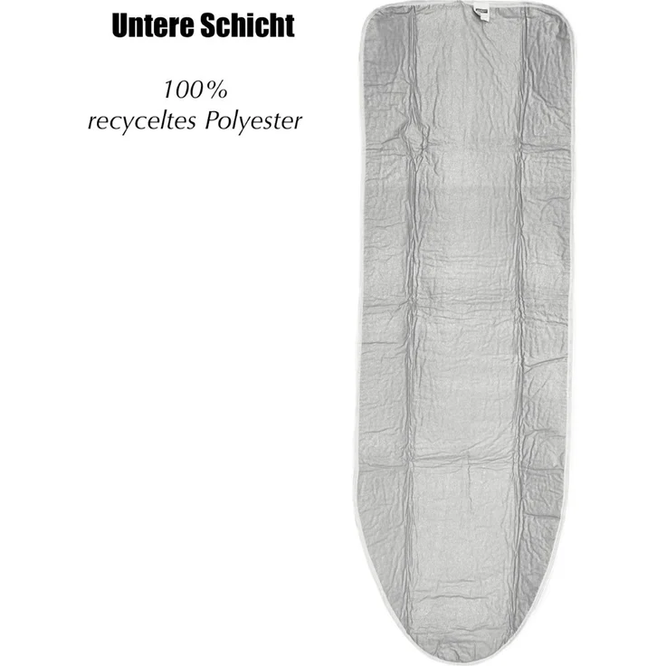 Bügelbrettbezug aus 100% Baumwolle - 125 x 44 cm mit Kordelzug, Blumenmotiv – Bild 7