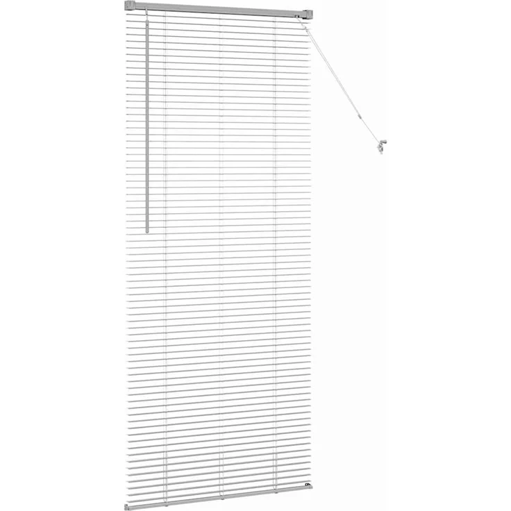 vidaXL Venezianische Jalousie Silber 175 x 80 cm 25 mm Aluminium 42005918 – Bild 6