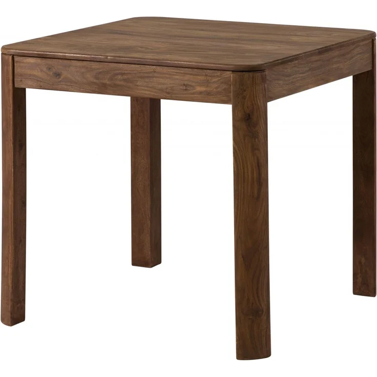 Esstisch Sheesham 80x80x76 smoked cherry gebeizt TORONTO #157 – Bild 1