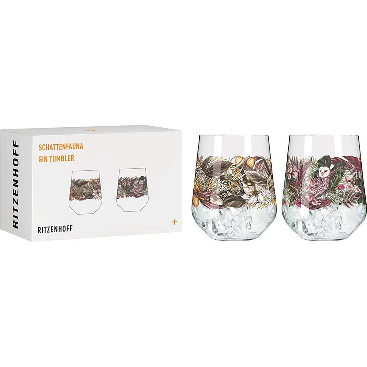 Ritzenhoff 3701002 Gin Tumbler 2er-Set 002 SCHATTENFAUNA Maggie Enterrios 2021