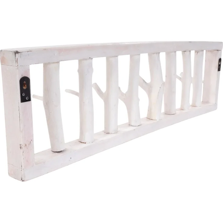 DESIGN DELIGHTS Wandgarderobe WANDGARDEROBE TREIBHOLZ UNIKAT, 80x22cm (BxH), Garderobe, Hakenleiste – Bild 4