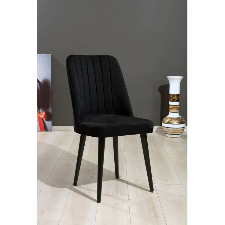 Skye Decor 'Vega - Black' Stuhlset (4-teilig), Schwarz, 46 x 92 x 45 cm – Bild 1