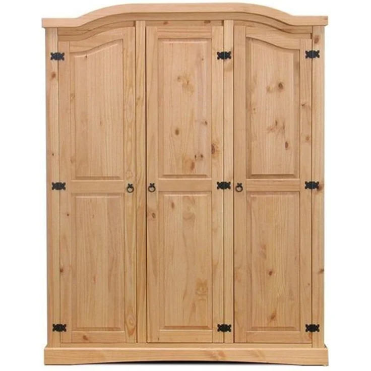 ebuy24 Kleiderschrank New Mexico Kleiderschrank 3-Trg. Breite 152 cm, Hö – Bild 4