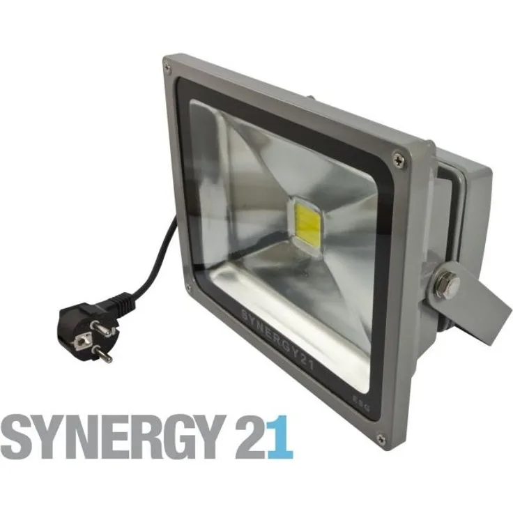 Synergy 21 LED Spot Outdoor Baustrahler 50W schwarzes Gehäuse - grün V2