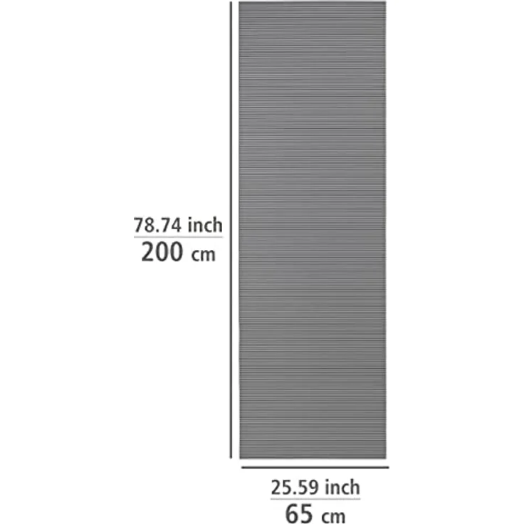 Anti-Rutsch-Matte UNI, 65x200 cm, grau, Wenko – Bild 4