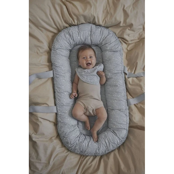 Elodie Details Babynest Kuschelnest Tragbare Babynestchen Neugeborene Kokon für Babys und Säuglinge, Waschbare Reisebett Baby Nestchen 100% Baumwoll 78x45 cm – Monkey Sunrise – Bild 3