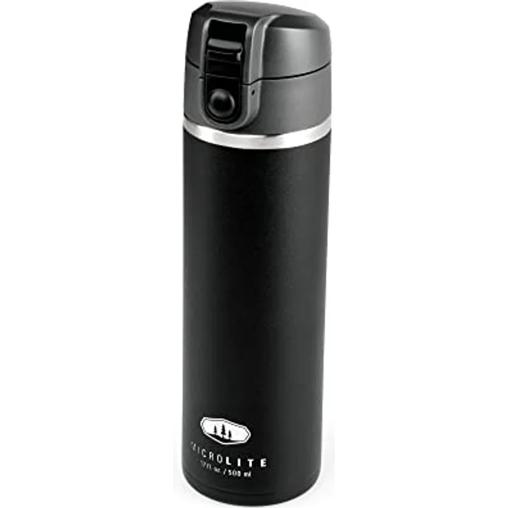 GSI Outdoors Microlite FLIP 500 Thermoskanne, sehr leicht, 500 ml, schwarz – Bild 1