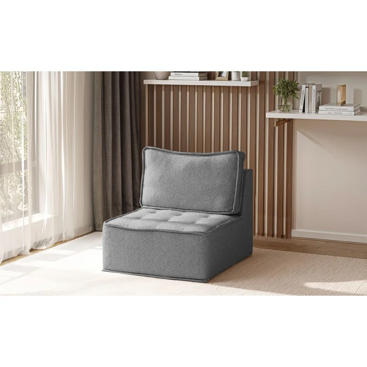 Sessel Designersessel SANDE XS Stoff Raven Grau – Bild 1