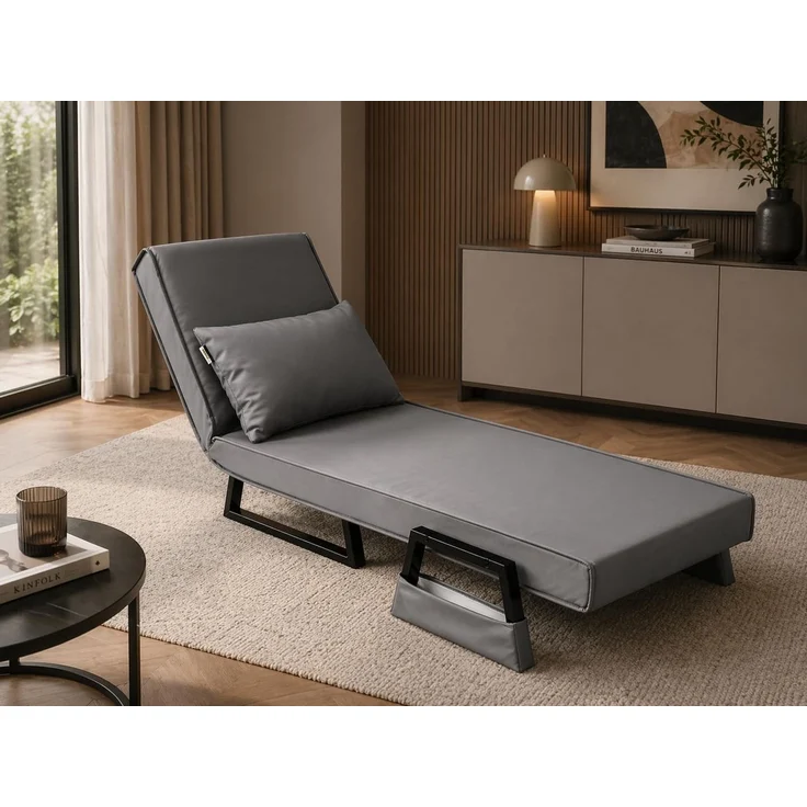 Makika Schlafsessel Schlafsofa Rio klappbar - in Grau – Bild 8