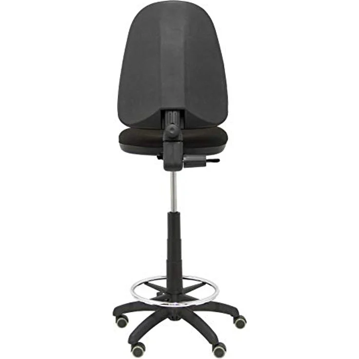 Piqueras y Crespo T04CP – ergonomischer Hocker, höhenverstellbar, Ring zum Abstützen der Füße, Rollen Schwarz – Bild 8