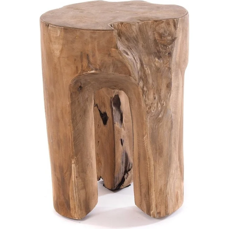 DESIGN DELIGHTS Hocker BAUMSTAMM HOCKER "LOG", 41x29 cm (HxB), natur, Sitzhocker, Holz – Bild 5