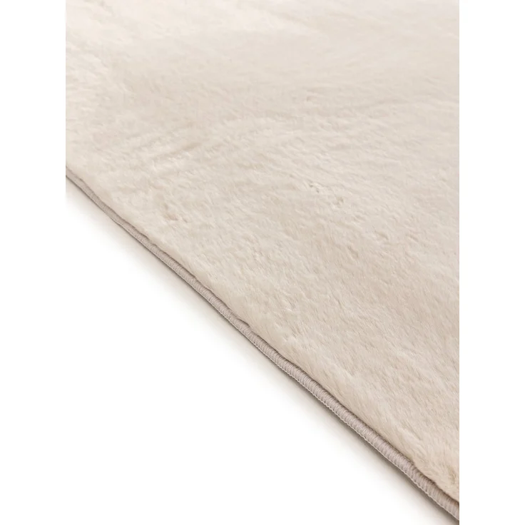 benuta Fellteppich Furry, rechteckig, Höhe: 11 mm, Kunstfaser, Berber, Ethno-Style, Wohnzimmer – Bild 3