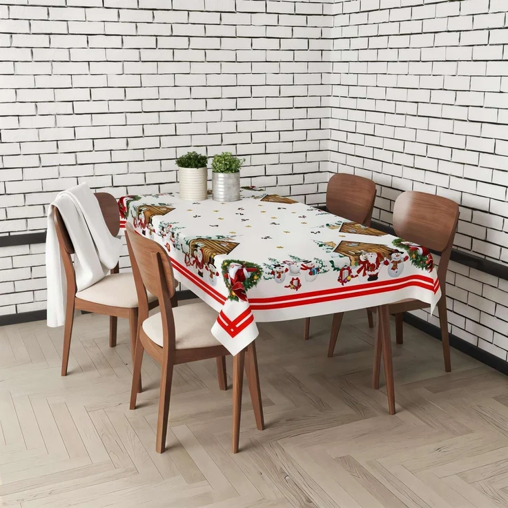Hermia Concept 'Christmas Village' Tischdecke, Mehrfarbig, 160 x 220 cm – Bild 2