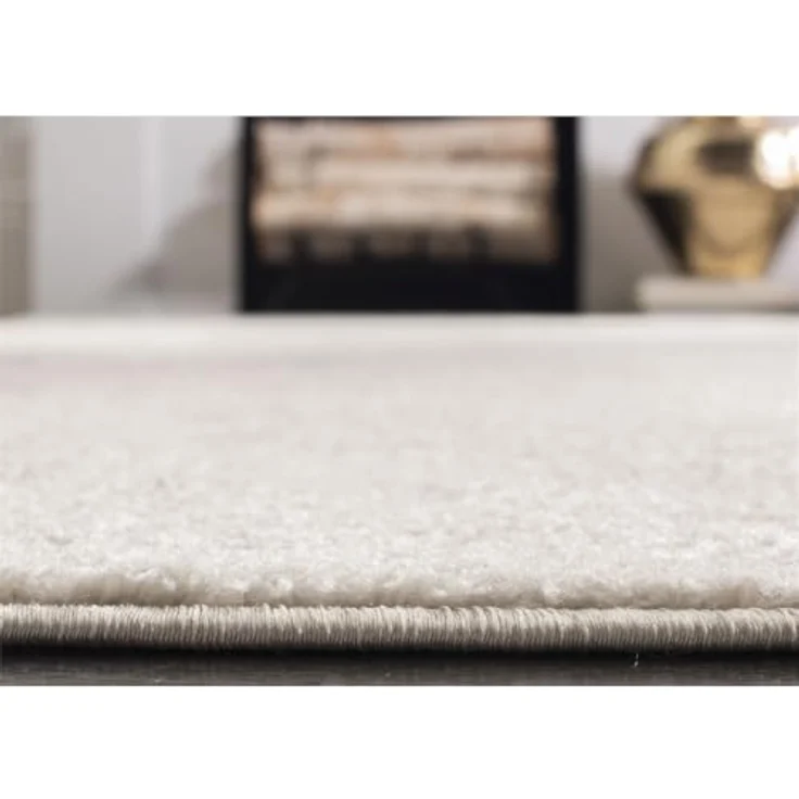 Safavieh Runder Teppich 235 cm Rund - Adirondack Collection - Transitional Design, Elfenbein & Silber, Pflegeleichte Synthetikmischung, Ideal für Wohnzimmer, Schlafzimmer, Büro – Bild 7