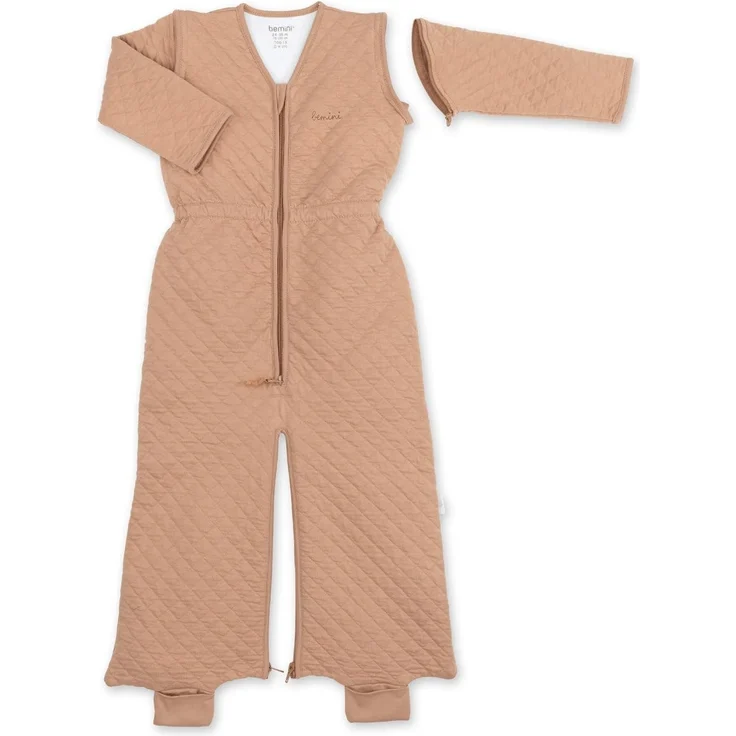 BEMINI Schlafsack 24-36 Monate Pady Quilted Jersey tog 1.5 Beige – Bild 2