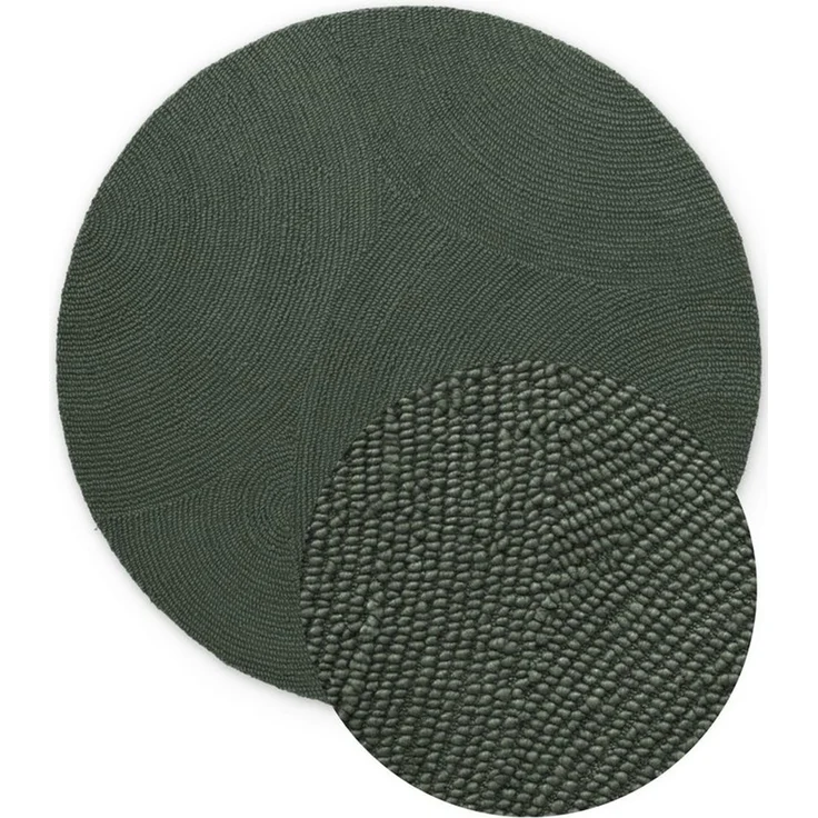 HANSE Home Wollteppich Calmio, auch als Läufer und in rund, rechteckig, Höhe: 18 mm, Handgetuftet, Wolle, Natur, Wohnzimmer, Schlafzimmer, Skandi, Hygge – Bild 2